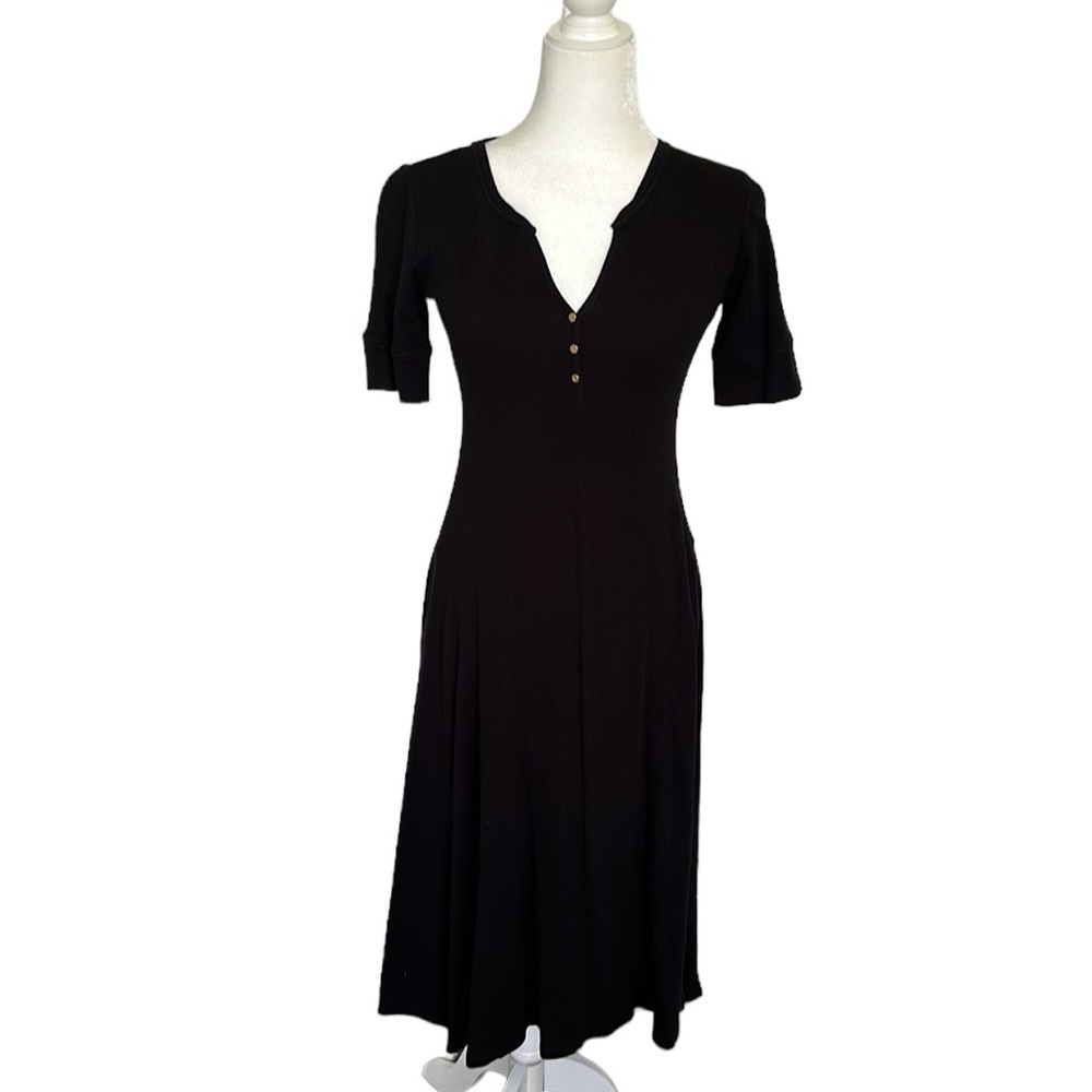 Lauren Ralph Lauren Classic Black Midi Dress